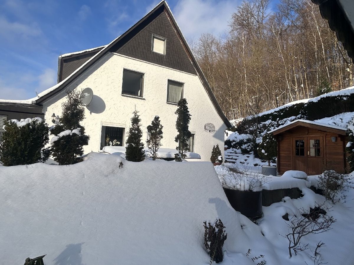 Giebelansicht Winter