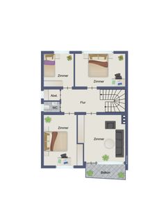 Grundriss Obergeschoss