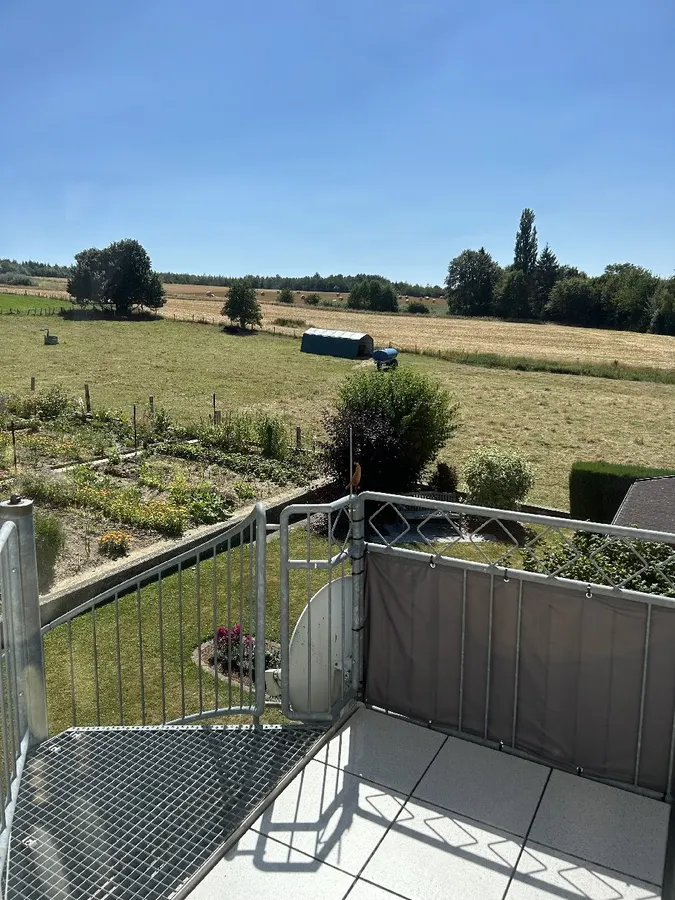 Terrasse und Abgang Garten DG