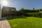Pflegeleichter Garten mit blickdichtem Heckenzaun und liebevoll angelegten Beeten – perfekte Privatsphäre für erholsame Stunden im Grünen.