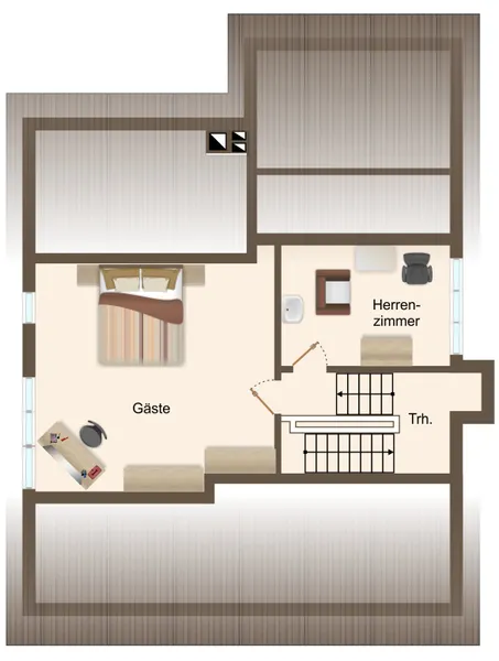 Grundriss Spitzboden