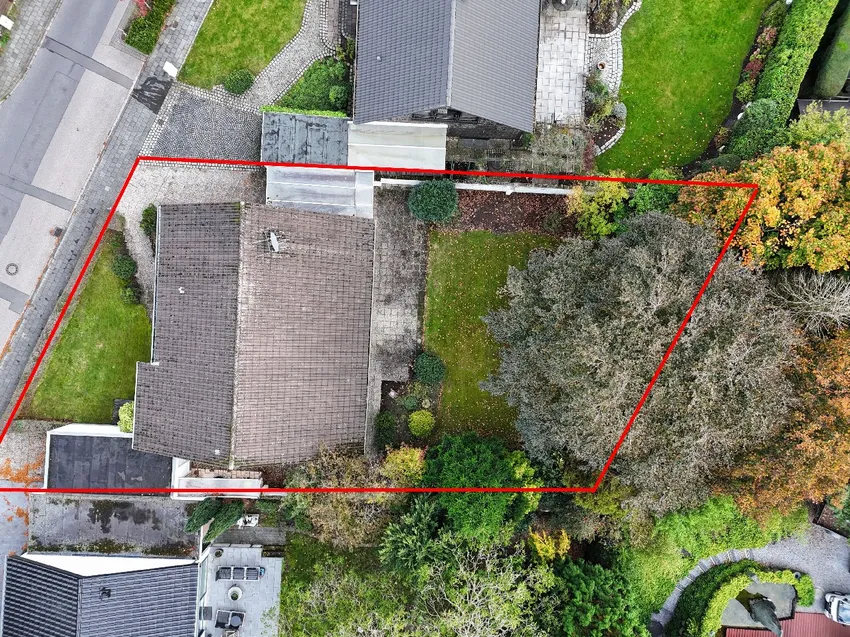 über 700m² Grundstück