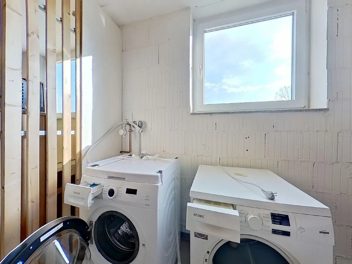 Abstellraum (7m²) mit WM-Anschluss