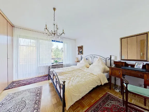 Schlafzimmer Gartenseite