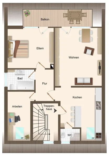 Grundriss Dachgeschoss