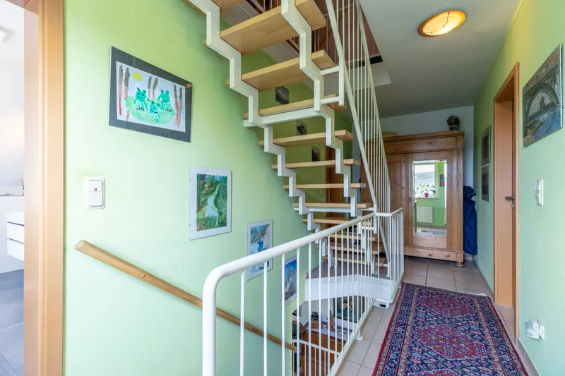 Treppe zum Spitzboden