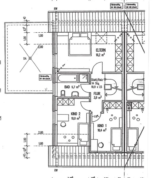 Grundriss Dachgeschoss