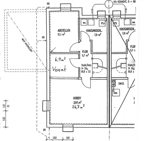 Grundriss Kellergeschoss