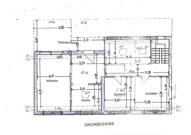 Grundriss Dachgeschoss