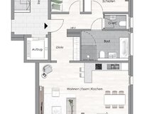 Geräumige 3-Zimmer-Neubauwohnung mit zeitgemäßem Design und hochwertiger Ausstattung!