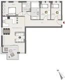 Energieeffizient und Nachhaltig gebaut! Exklusive Neubau 4-Zimmerwohnung mit Balkon in Bestlage!