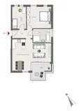 Ihr wunderbares Zuhause gebaut im KFW40 QNG Standard! 3-Zimmer-Neubauwohnung mit großem Balkon!