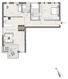 Energieeffizient und Nachhaltig gebaut! Exklusive Neubau 3-Zimmerwohnung mit Balkon in Bestlage!