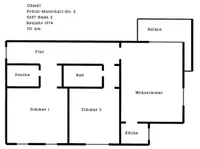 Ankommen, wohlfühlen, gestalten – 3 Zimmer über den Dächern von Haan-Gruiten!