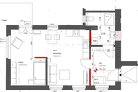 Zeitgemäßer Wohnkomfort trifft Altbau-Charme  2 Zimmer mit Terrasse  und  Garten!