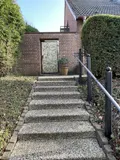 Treppe zum Haus