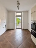 Küche mit Balkon