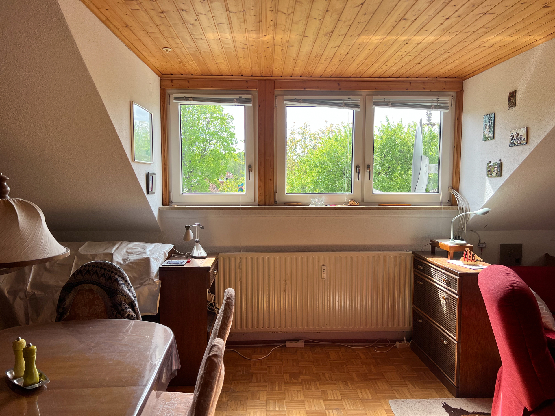 Helle Fensterfront