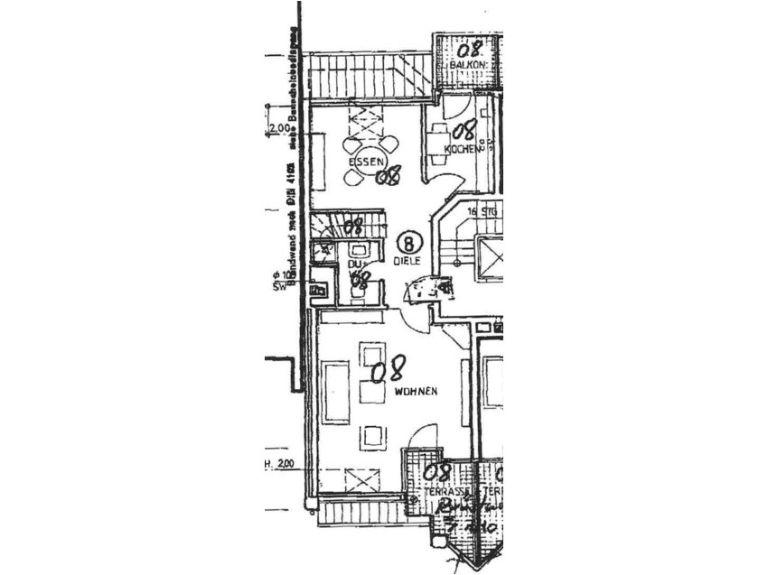 Grundriss DG WE 08