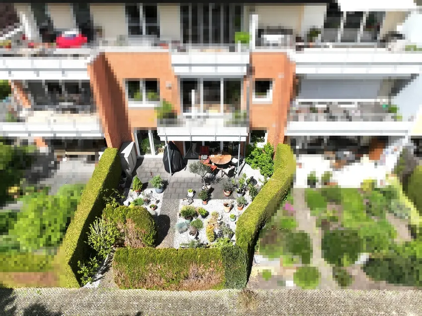 Drohne Garten