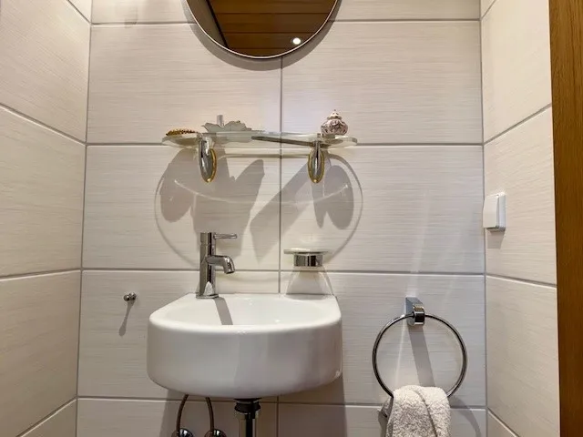 Das modernisierte Gäste-WC