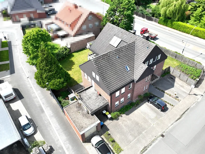 Seitenansicht Vogelperspektive
