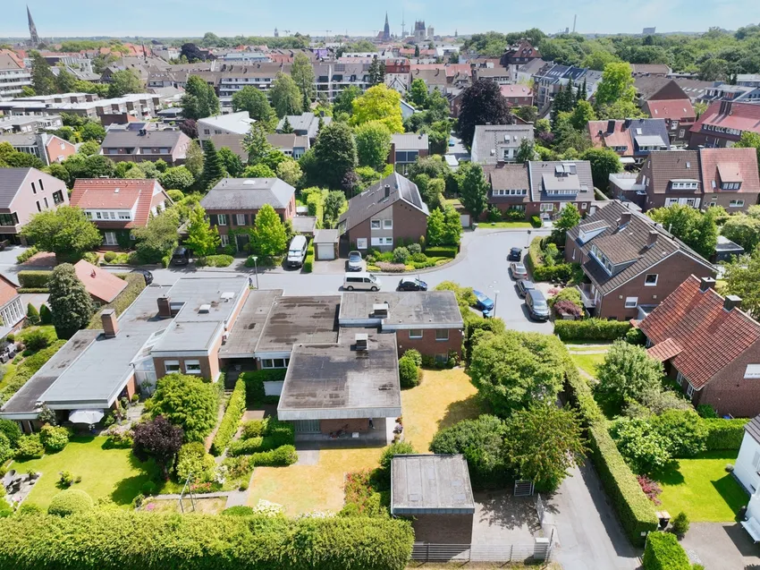 Vogelperspektive Stadtlage