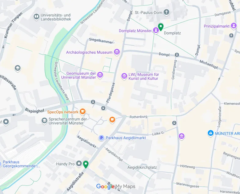 Lageplan Nähe Dom 