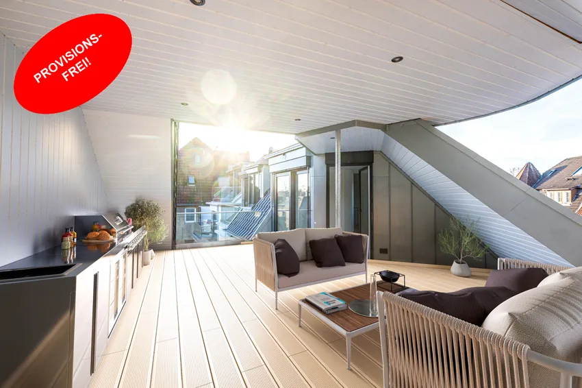 Dachterrasse - Homestaging