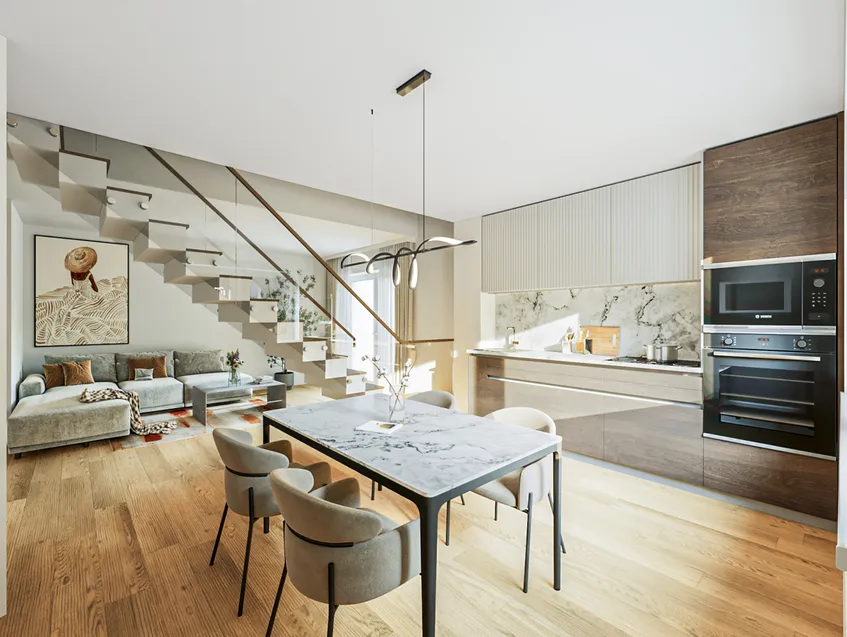 Visualisierung Wohnen - Essen