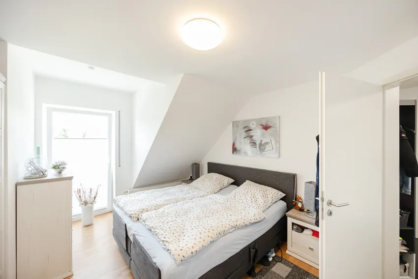 Das Schlafzimmer...