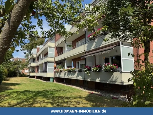 Die schöne Lage mit grünem Umfeld