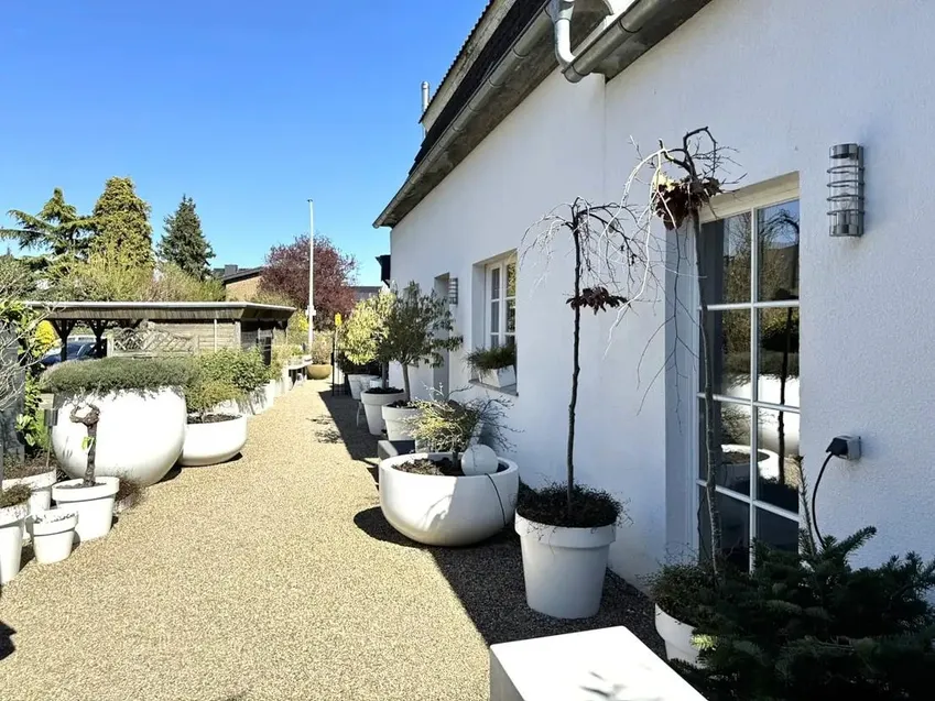 Der Garten für die Frühstückszeit