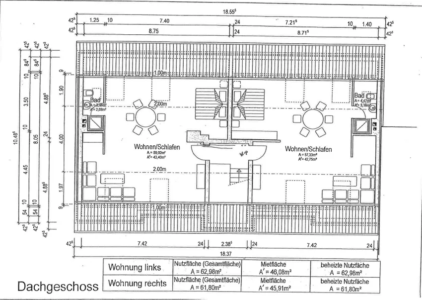 Grundriss Dachgeschoss