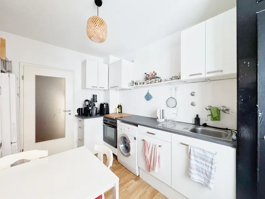 ...und Platz auch für einen Esstisch