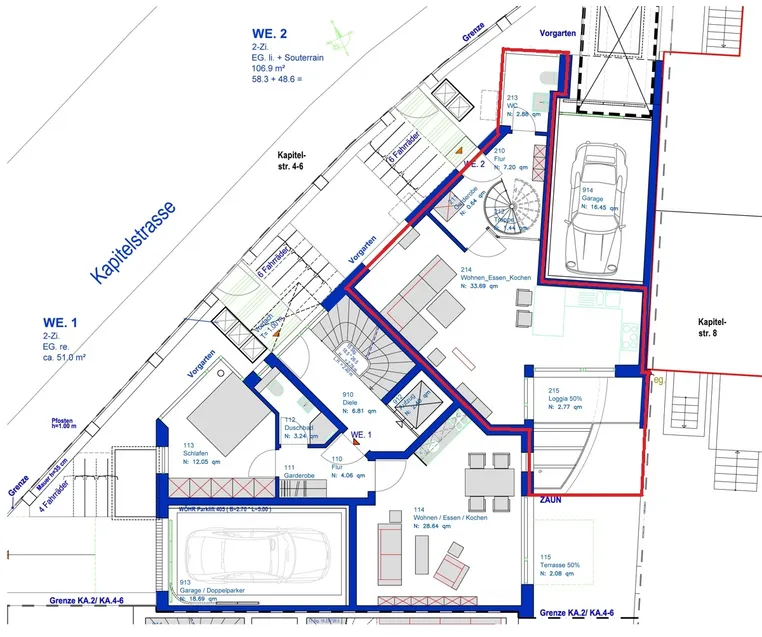 Erdgeschoss WE 2