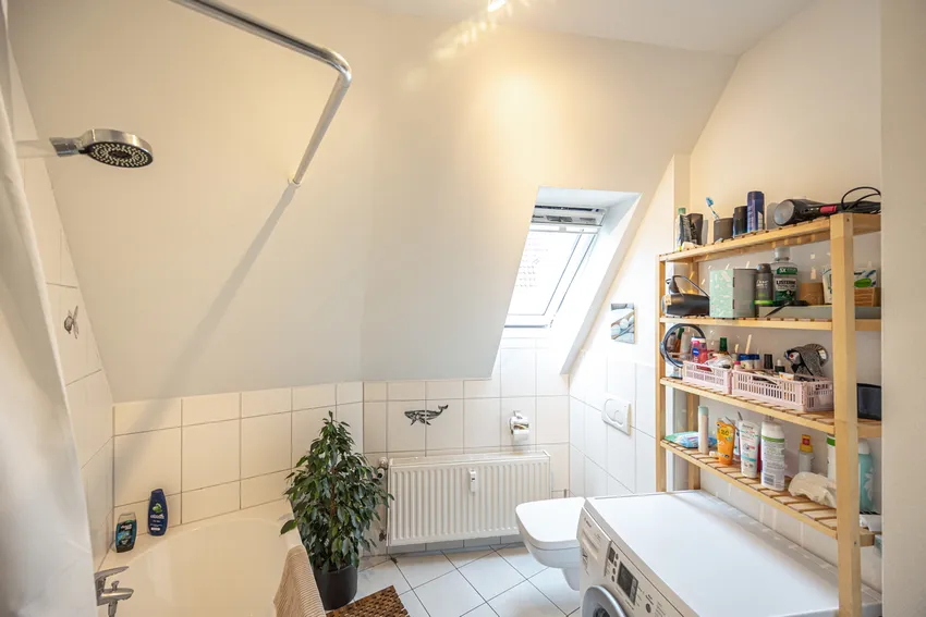 ...und Waschmaschinenanschluss