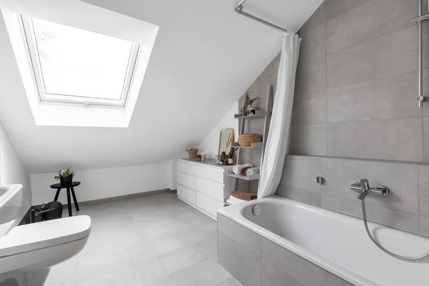 Badezimmer Dachgeschoss