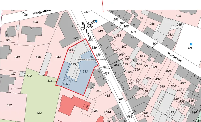 Lageplan Mühlenmathe 37