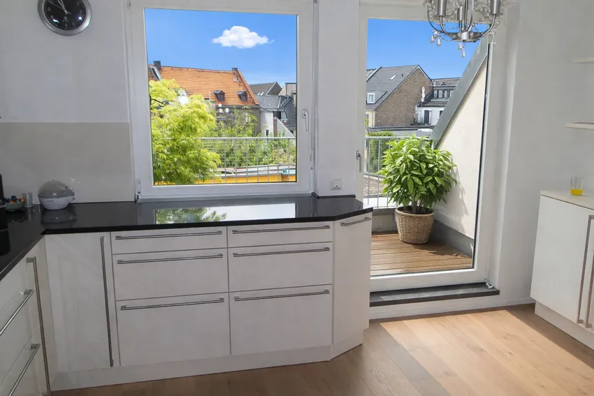 Die Mieter wissen die beiden Balkone sehr zu schätzen