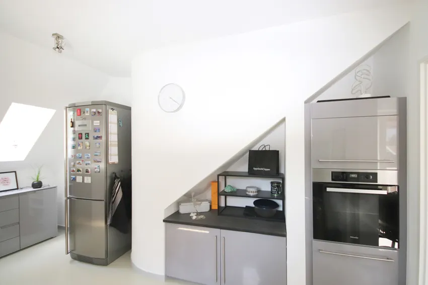 ...und viel Platz für alle Küchenmöbel und Geräte