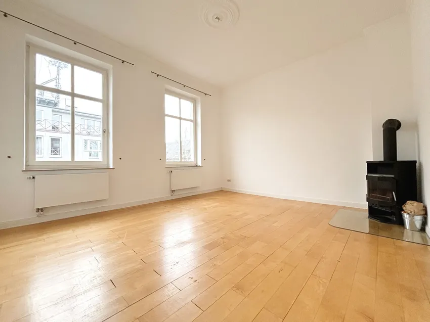 Wohnzimmer mit Kaminofen