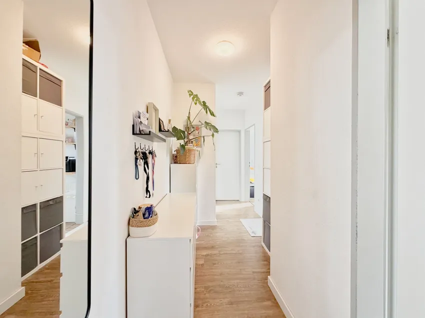 Herzlich willkommen! Der einladende Flurbereich