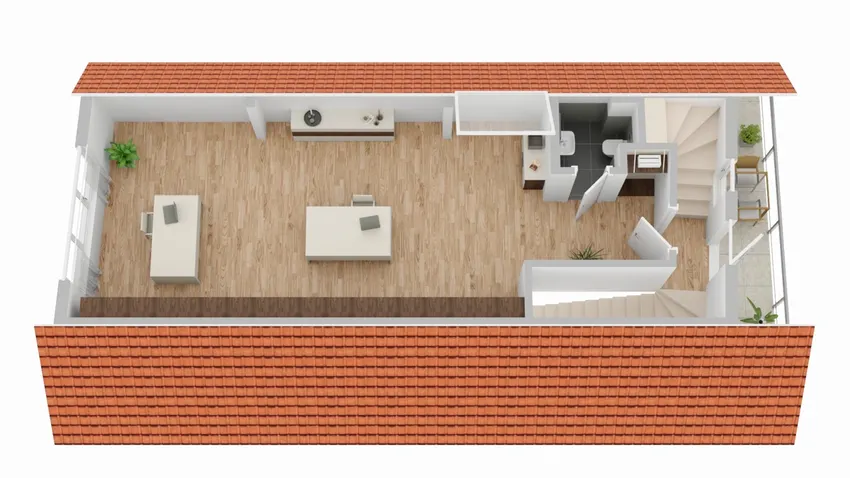 visualisierter Grundriss