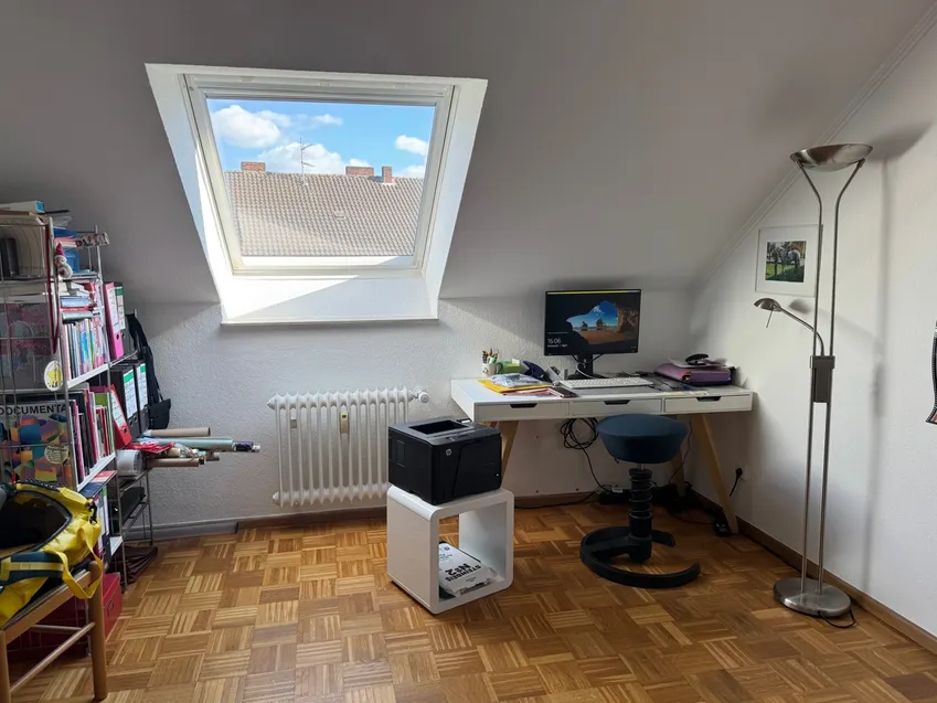 Das Arbeits- bzw. Gästezimmer