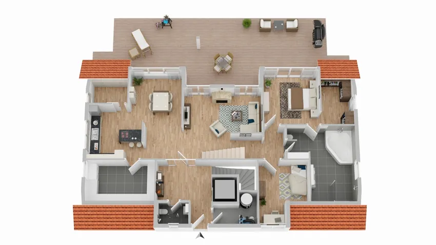 Grundriss Obergeschoss