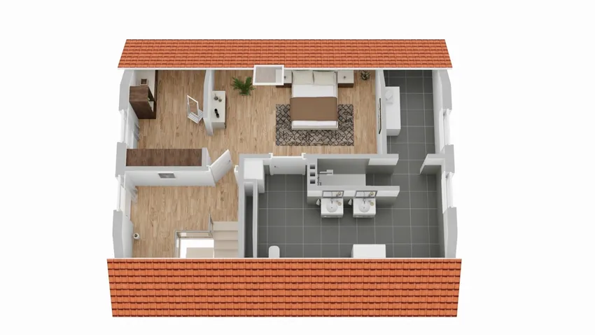 Grundriss Obergeschoss Anbau