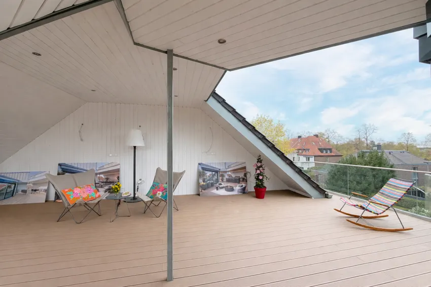 Große Dachterrasse