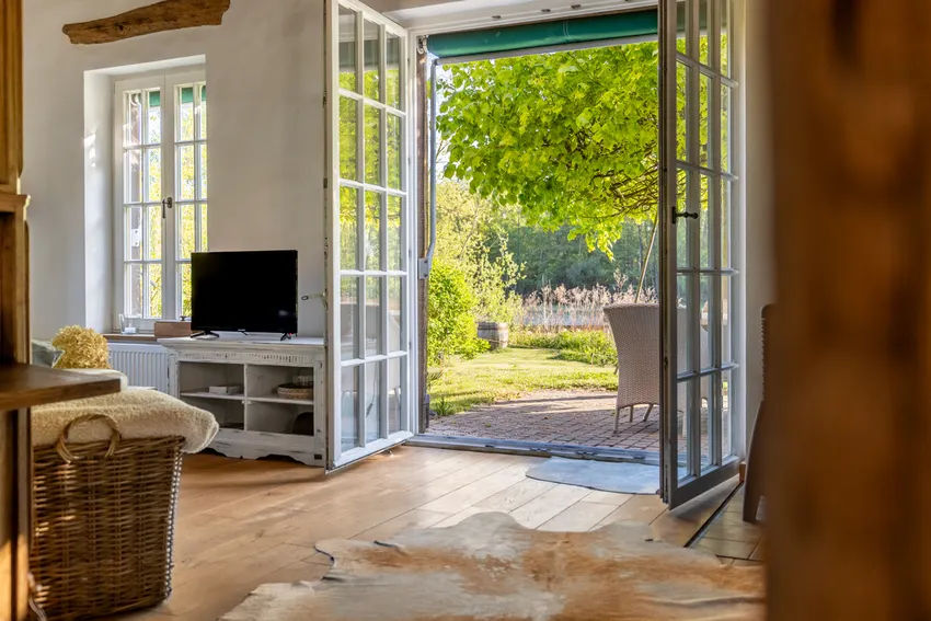 Blick aus dem Wohnzimmer