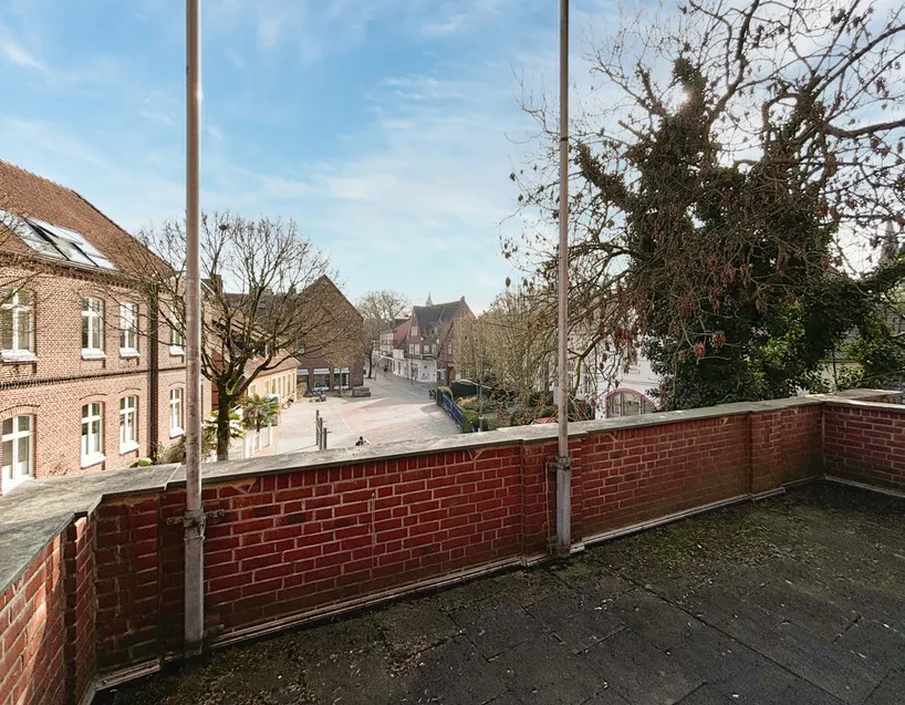 Balkon mit Blick Innenstadt